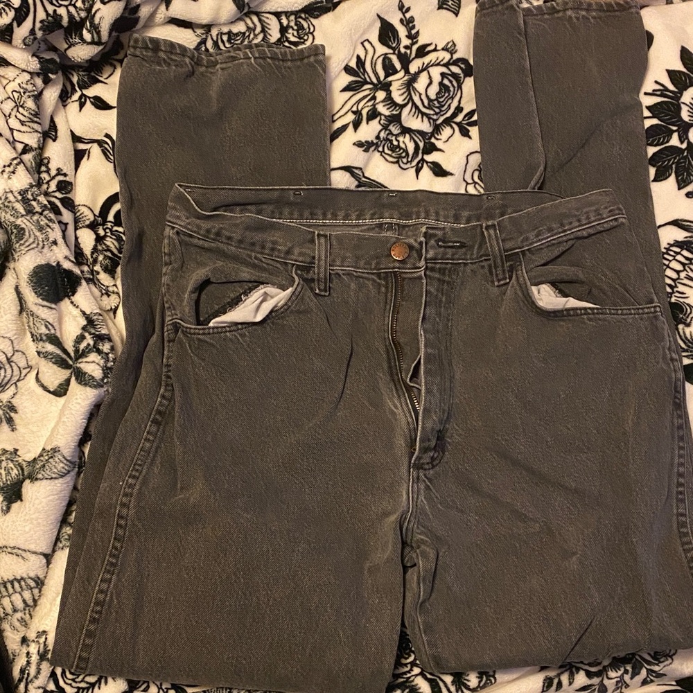 Rustler medium grey Denim Pants
